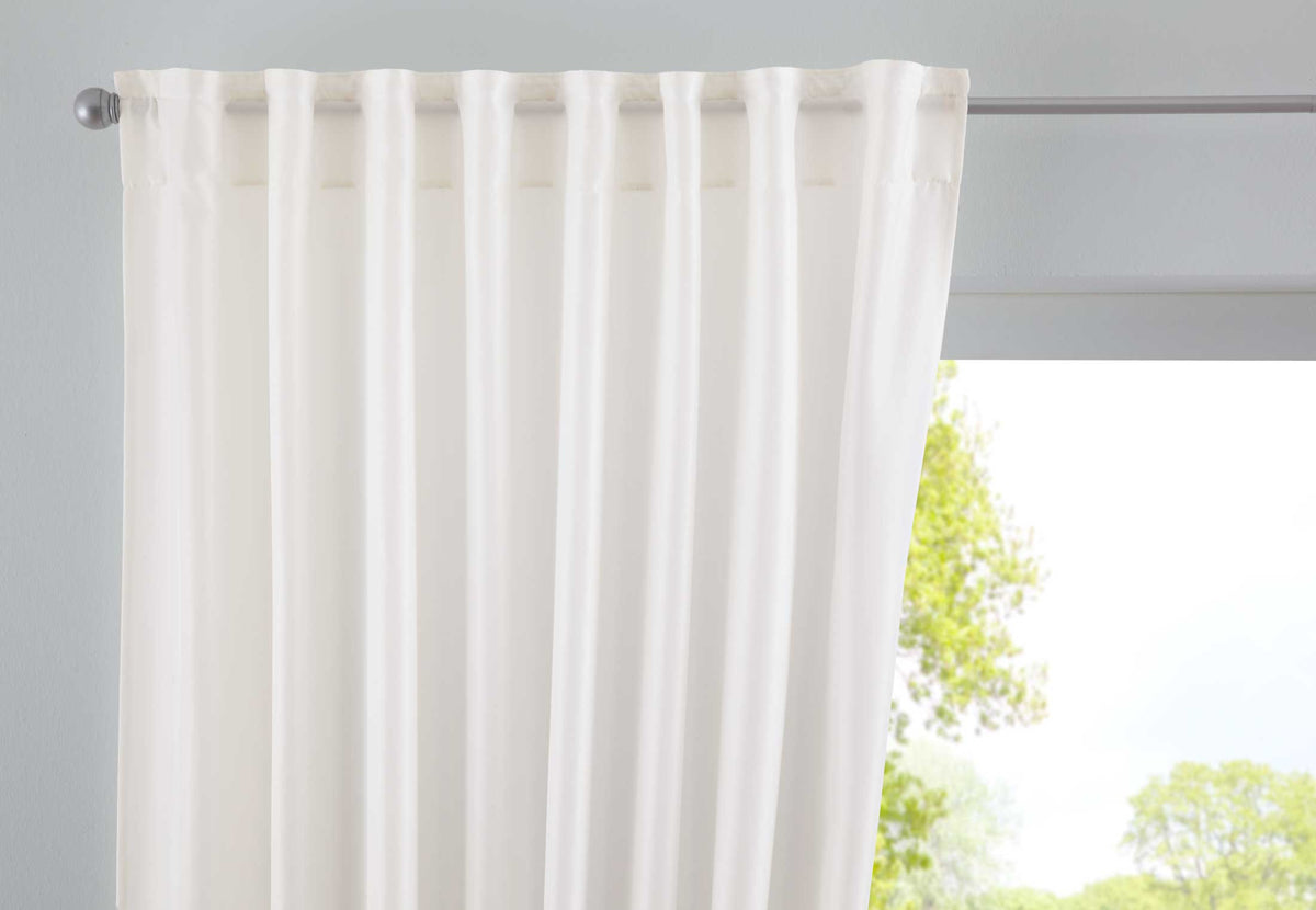 Vorhang Verdeckte Schlaufen Cationic »JENA« Blickdicht Leinen Optik Gardine Meliert Gardinenband mit Raffhalter 2019037 Creme HxB 250x140 cm Vorhang 2019037creme_9f0d3d7b-f6fe-4146-bb27-661db35be30b | girdainenbox.com