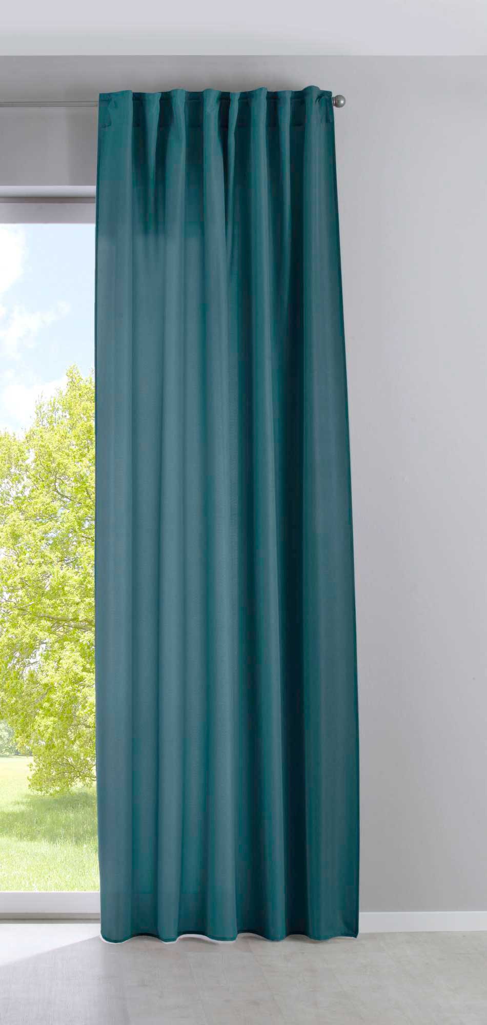 Vorhang Verdeckte Schlaufen Cationic »JENA« Blickdicht Leinen Optik Gardine Meliert Gardinenband mit Raffhalter 2019037 Vorhang 2019037smaragd_gruen-gerade_038949fd-7a2f-4ed0-af92-98762c3e5edd | girdainenbox.com