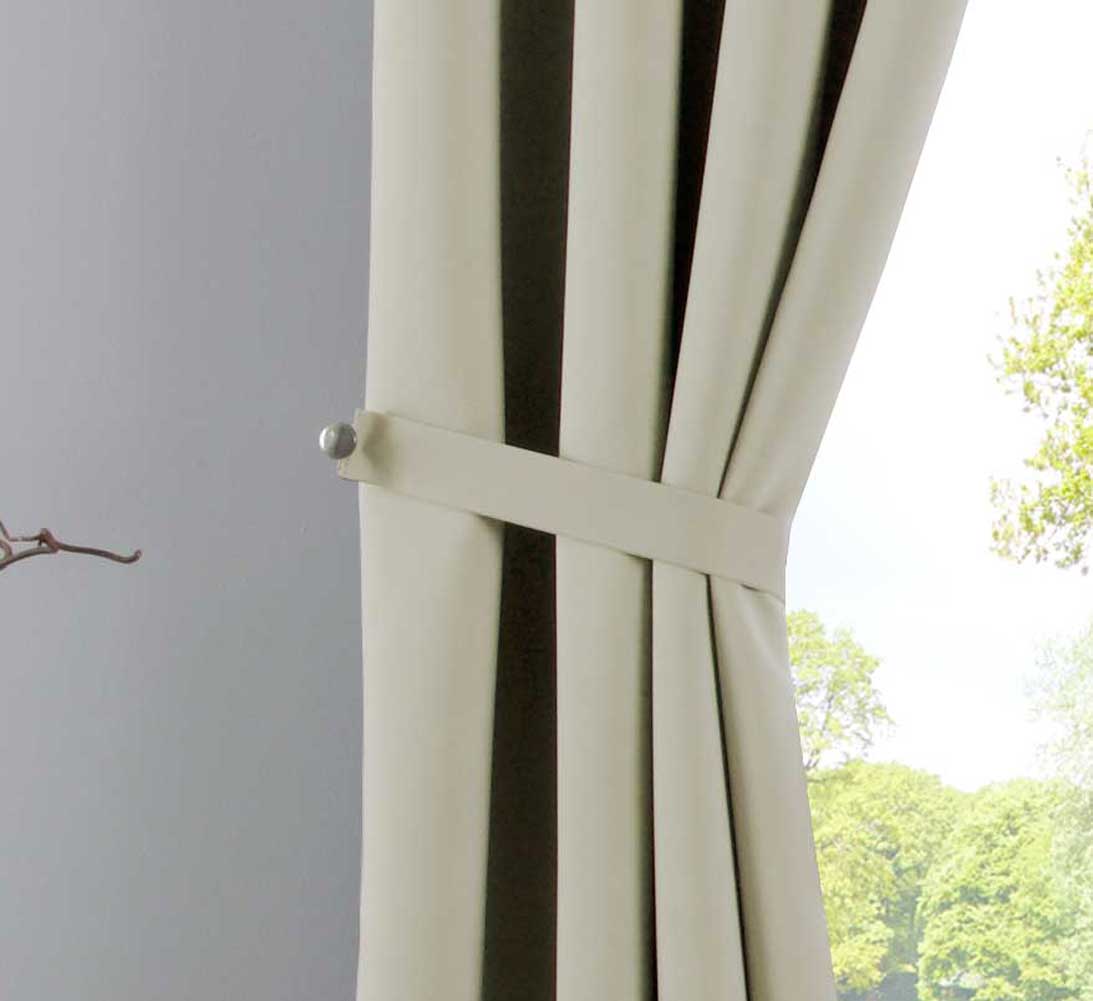 Vorhang Blickdicht »NewYork« 1er-Pack Thermo-Gardine Verdunkelungsvorhang Blackout Ösen schalldämmend UV-Schutz Raffhalter 201920600 Vorhang 201920600_beige_3-salbei | girdainenbox.com