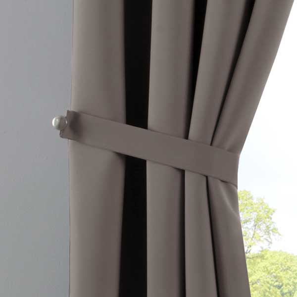 Vorhänge Blickdicht »NewYork« 2er-Pack Thermo-Gardinen Verdunkelungsvorhang Blackout Ösen schalldämmend UV-Schutz Raffhalter 201920600-2 Vorhang Set 201920600_taupe_4_d6b977c5-13b4-479b-a7d4-f0c301b6975e | girdainenbox.com