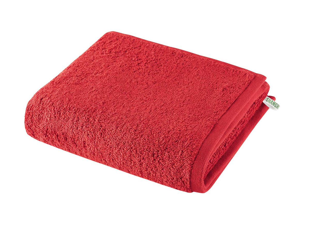 Frottee Waschlappen Handtuch Saunatuch »Montreal« 100% Bio Baumwolle 500 g/m² Nachhaltig Rot Handtuch 50x100 cm Frottee 2020102rot_7d4c86d9-a679-45ac-96ad-ce55de15a642 | girdainenbox.com