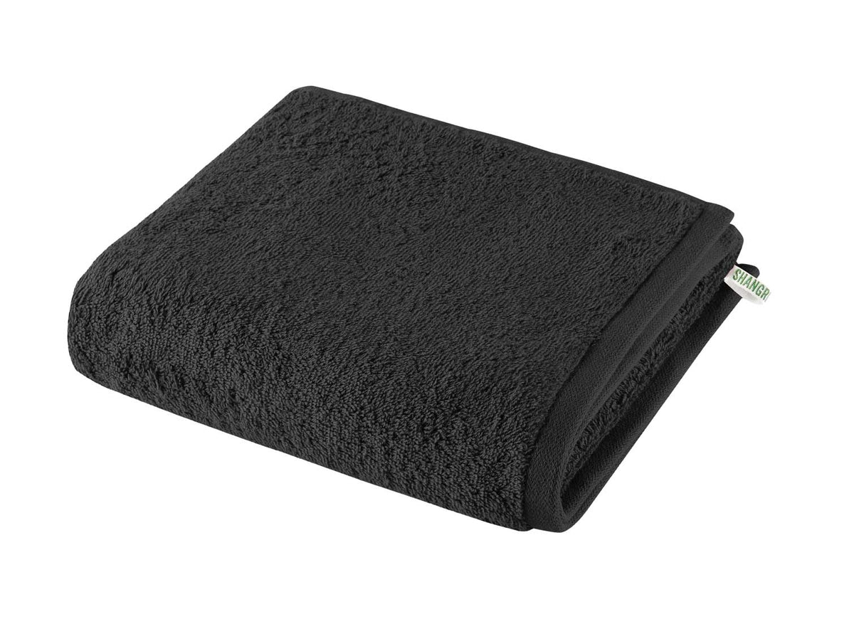 Frottee Waschlappen Handtuch Saunatuch »Montreal« 100% Bio Baumwolle 500 g/m² Nachhaltig Schwarz Handtuch 50x100 cm Frottee 2020102schwarz_9f9d0e90-b350-40dd-8d8e-ef01591812df | girdainenbox.com
