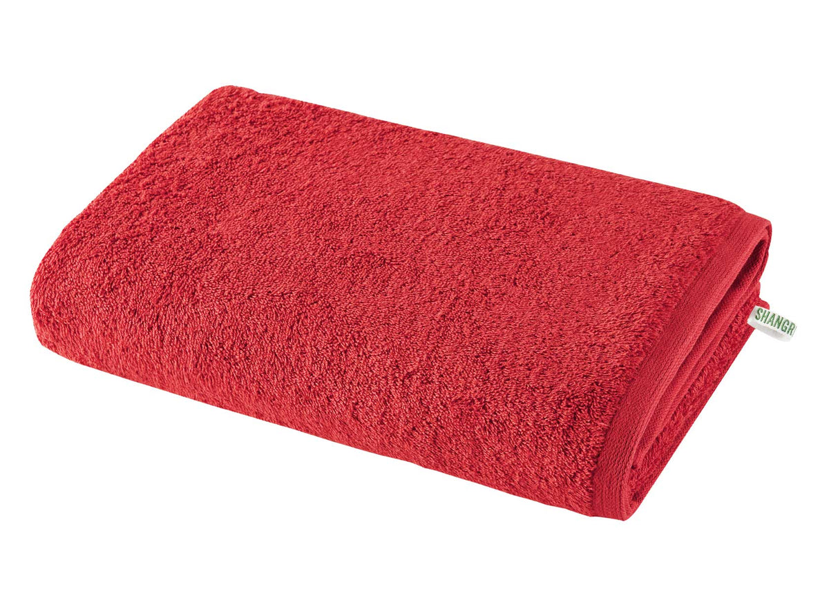 Frottee Waschlappen Handtuch Saunatuch »Montreal« 100% Bio Baumwolle 500 g/m² Nachhaltig Rot Badetuch 70x140 cm Frottee 2020103rot_19cc7847-4438-4cb2-8ec5-2d8dace5e716 | girdainenbox.com