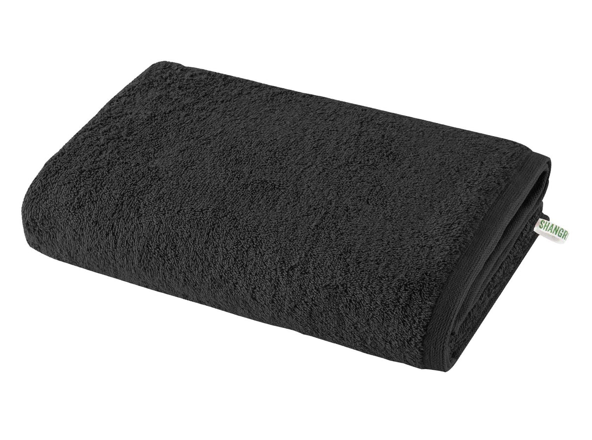 Frottee Waschlappen Handtuch Saunatuch »Montreal« 100% Bio Baumwolle 500 g/m² Nachhaltig Schwarz Badetuch 70x140 cm Frottee 2020103schwarz_8e30e00c-44ec-46a6-b125-d160f18684a6 | girdainenbox.com