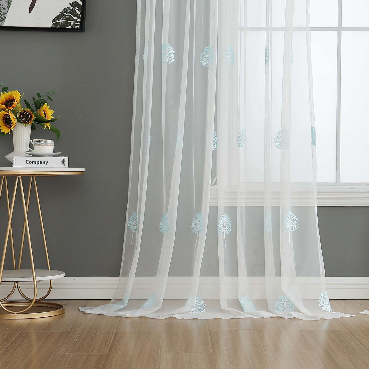 Gardine Raschel Stickerei Design »Florenz« Multiband für Gardinenschiene und Gardinenstange Elegante Fensterdekoration 2023200 04 Gardinenschal 202320004 | girdainenbox.com