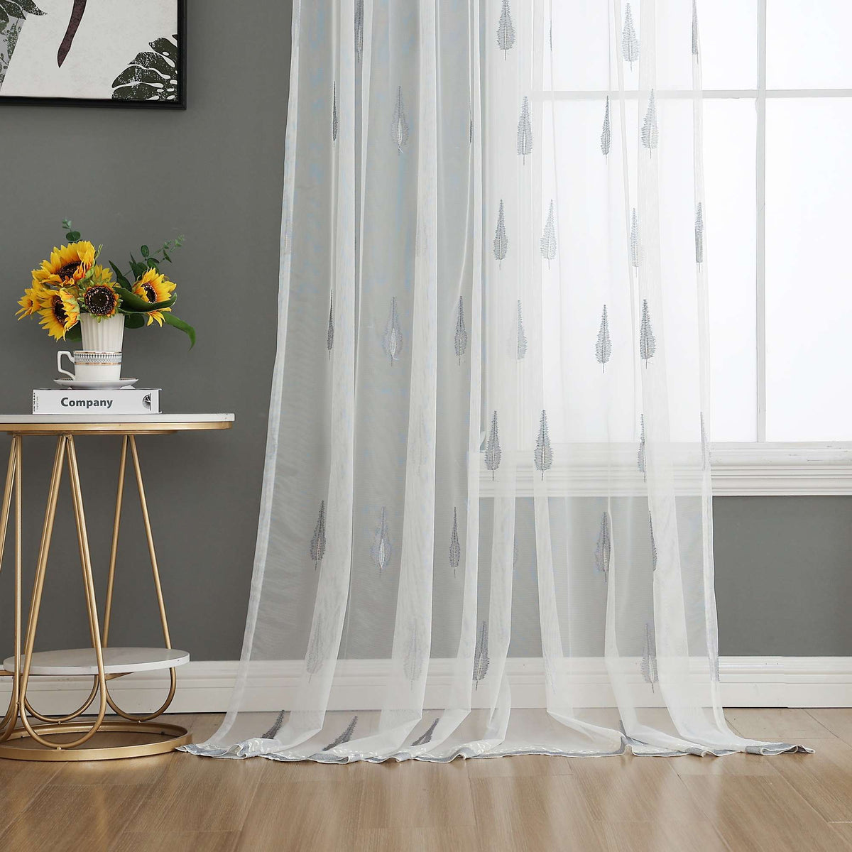 Gardine Raschel Stickerei Design »Florenz« Multiband für Gardinenschiene und Gardinenstange Elegante Fensterdekoration 2023200 11 Gardinenschal 202320011 | girdainenbox.com