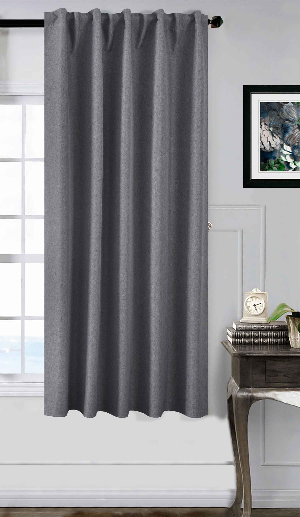 Premium Verdunkelungsvorhang »BOSTON Dark« 100% Verdunkelung mit Multibandaufhängung 2023600 Dunkelgrau HxB 175x140 cm Vorhang 2023600dunkelgrau-175 | girdainenbox.com