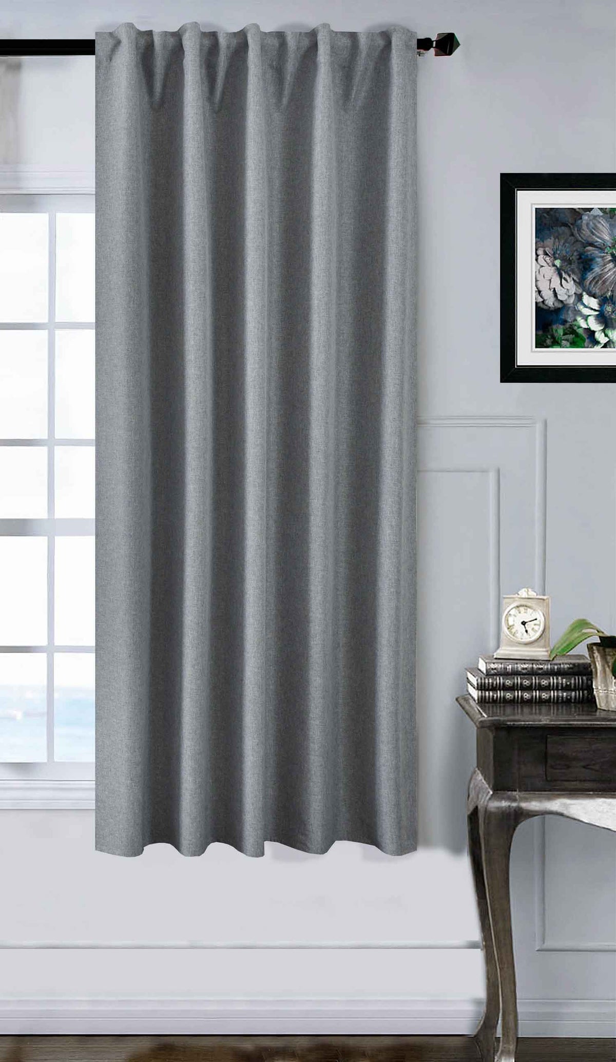 Premium Verdunkelungsvorhang »BOSTON Dark« 100% Verdunkelung mit Multibandaufhängung 2023600 Grau HxB 175x140 cm Vorhang 2023600grau-175 | girdainenbox.com