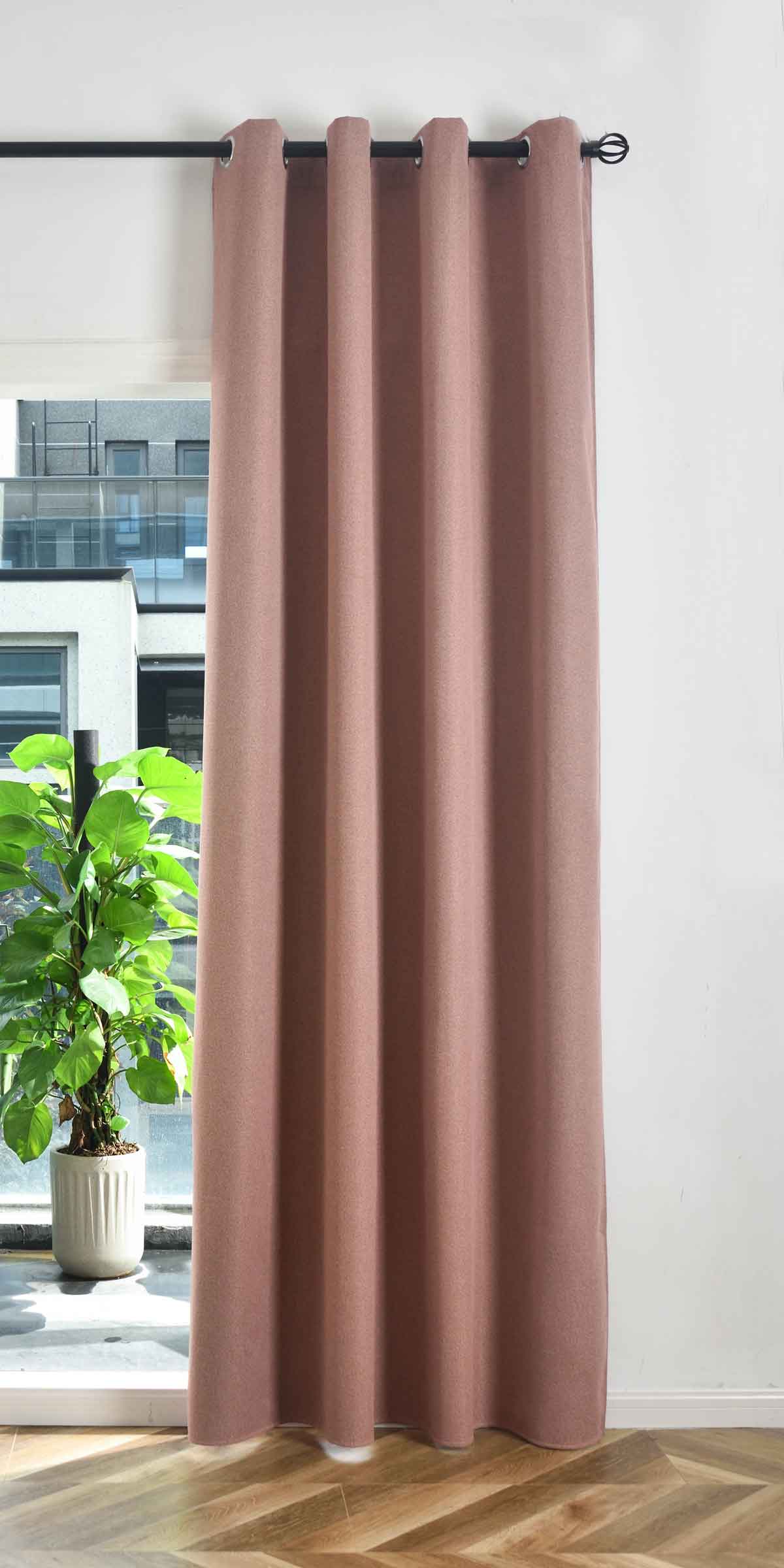 Verdunkelungsvorhang Ösen Raffhalter 100% Verdunkelung Blackout »München Dark« Dreischichtige Bindung Fischgrätmuster 202410 Altrosa HxB 225x145 cm Vorhang 202410altrosa_3a666b6b-2ebb-494c-8364-1c655af8876a | girdainenbox.com