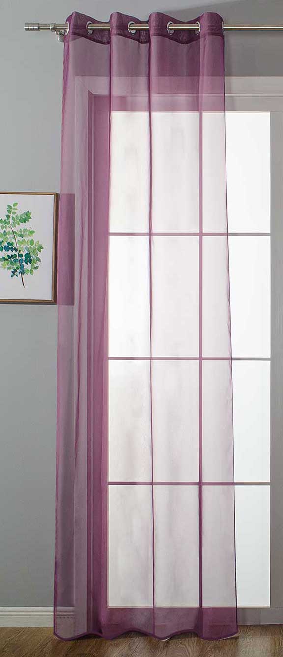 Ösenvorhang Transparent »Uni« Gardine Stores Vorhang Ösen Bleibandabschluß Wohnzimmer 20332-cn Lila HxB 225x140 cm Gardinenschal 20332-cnlila_18fef0ef-43e7-442a-8abf-e5065e3ab9cc | girdainenbox.com