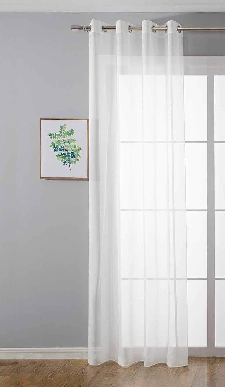 2er-Pack Ösen Gardinen Transparent Vorhang Set Wohnzimmer Voile Ösenvorhang Bleibandabschluß 203322 Gardinen Set 2033_bleiband_-_Kopie | girdainenbox.com