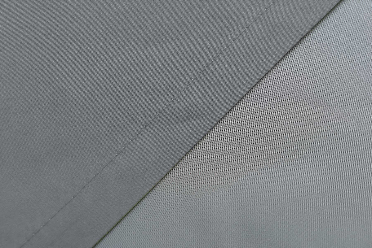 2er Set Vorhänge Schal Schlaufen »Berlin« Microsatin Lichtdurchlässig Kräuselband Uni Matt 20400N2 Vorhang 20400_detail_grau_2_3458a499-3280-4455-95de-2708cea4b97b | girdainenbox.com