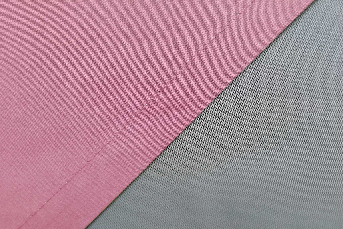 2er Set Vorhänge Schal Ösen »Berlin« Microsatin Lichtdurchlässig Uni Matt 20405N2 Vorhang 20400_detail_pink_2_1 | girdainenbox.com