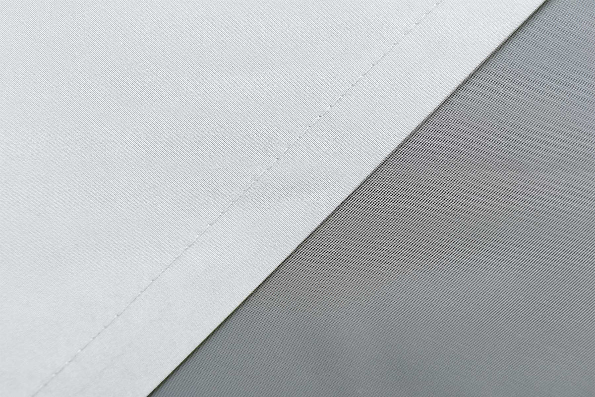 2er Set Vorhänge Schal Ösen »Berlin« Microsatin Lichtdurchlässig Uni Matt 20405N2 Vorhang 20400_detail_weiss_2_1 | girdainenbox.com