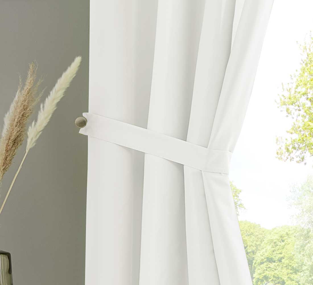 2er Set Vorhänge Schal Ösen »Berlin« Microsatin Lichtdurchlässig Uni Matt 20405N2 Vorhang 20405_raff_creme | girdainenbox.com