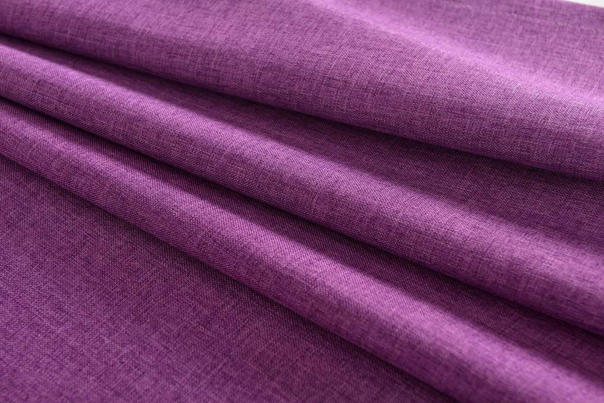 Vorhang Schal verdeckte Schlaufen >>Cationic<< blickdicht Leinen Optik natura seidenmatt (HxB) Landhaus Stil 20440 Vorhang 20440_fuchsia_5 | girdainenbox.com
