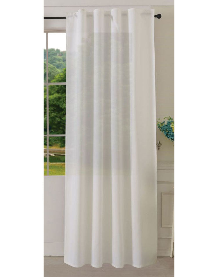 Vorhang Schal verdeckte Schlaufen >>Cationic<< blickdicht Leinen Optik natura seidenmatt (HxB) Landhaus Stil 20440 Natur Vorhang 20440natur | girdainenbox.com