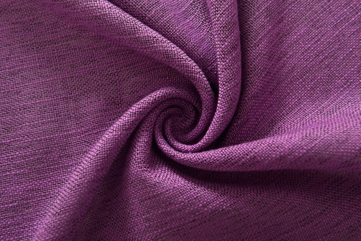 Vorhang Schal verdeckte Schlaufen >>Linene<< blickdicht Leinen Optik Natur Grobfaser (HxB) Lanhaus Stil schwere Qualität 20445 Vorhang 20445_fuchsia_2 | girdainenbox.com