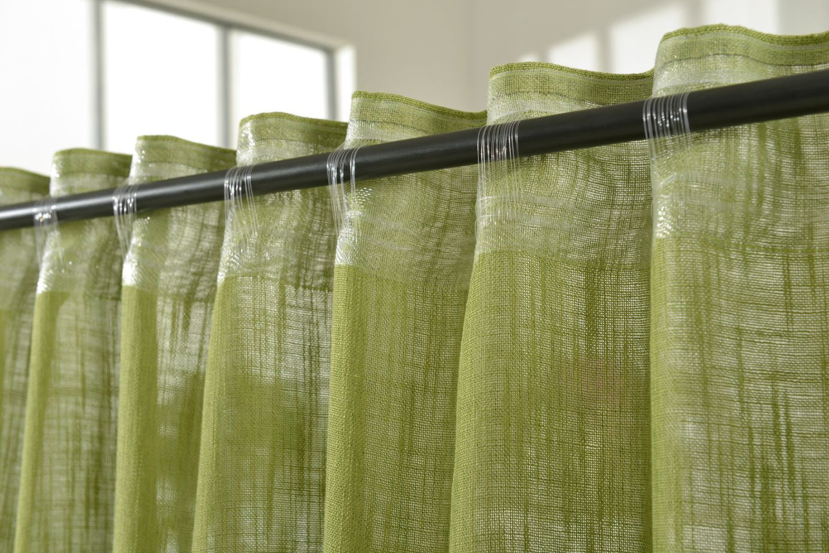 Vorhang Schal verdeckte Schlaufen >>Linene<< blickdicht Leinen Optik Natur Grobfaser (HxB) Lanhaus Stil schwere Qualität 20445 Vorhang 20445_grAn_2 | girdainenbox.com