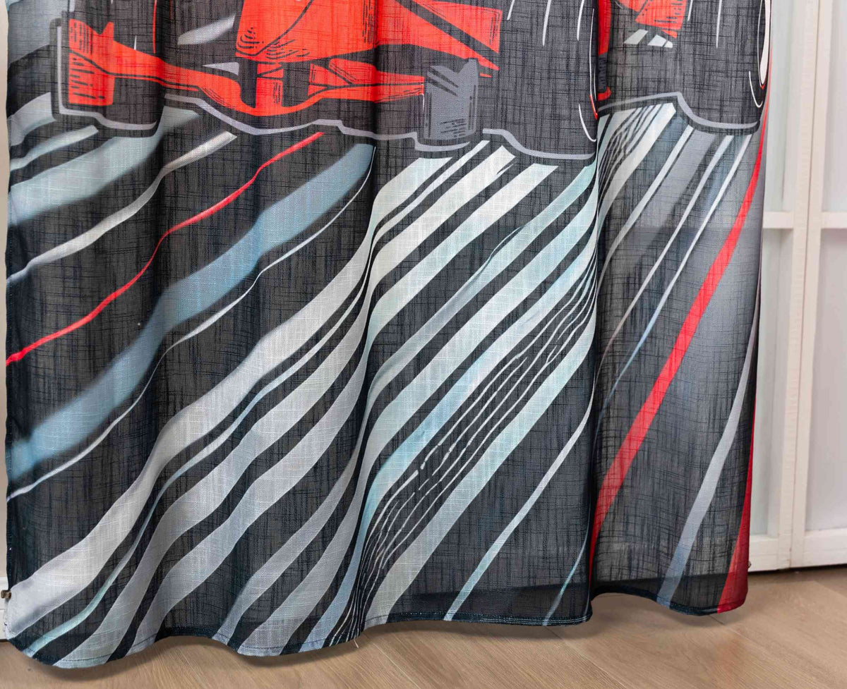 Vorhang Ösen Grobfaser »Seoul Collection« Digital Druck Ösen Gardinen Linenlook-Struktur Halbransparent Blickdicht 2024120 Vorhang 3F3A5906 | girdainenbox.com