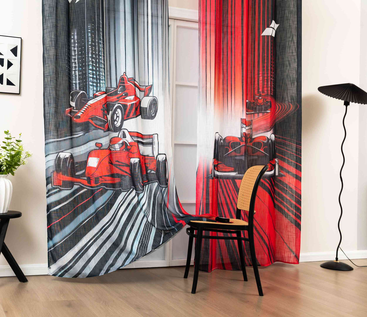 Vorhang Ösen Grobfaser »Seoul Collection« Digital Druck Ösen Gardinen Linenlook-Struktur Halbransparent Blickdicht 2024120 Vorhang 3F3A5917 | girdainenbox.com