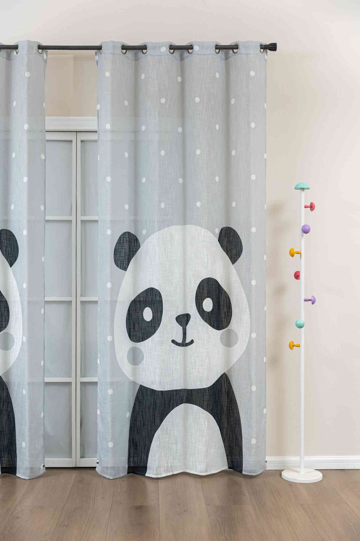 2er Set Vorhang Ösen Grobfaser »Seoul Collection« Digital Druck Ösen Linenlook-Struktur Halbransparent Blickdicht Gardinen Vorhang 3F3A6088 | girdainenbox.com