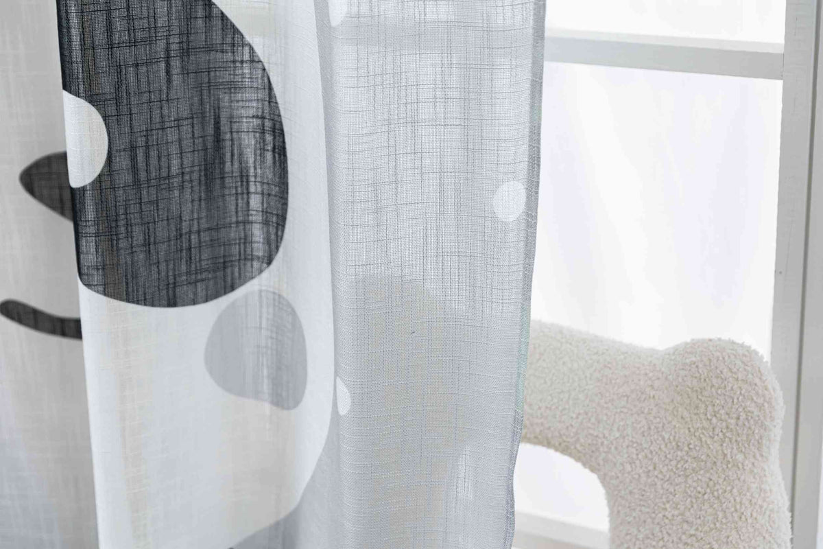 2er Set Vorhang Ösen Grobfaser »Seoul Collection« Digital Druck Ösen Linenlook-Struktur Halbransparent Blickdicht Gardinen Vorhang 3F3A6121_1 | girdainenbox.com