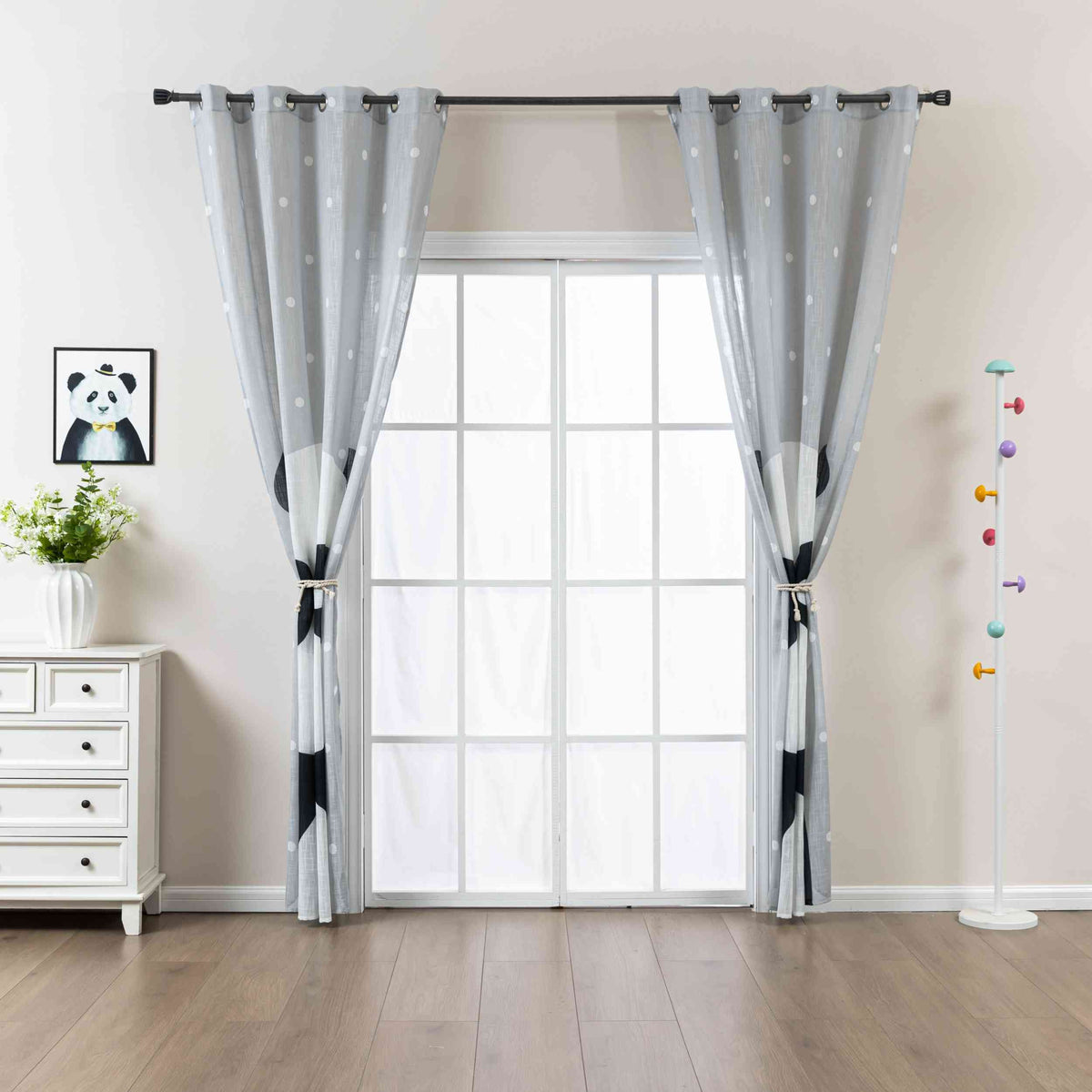 Vorhang Ösen Grobfaser »Seoul Collection« Digital Druck Ösen Gardinen Linenlook-Struktur Halbransparent Blickdicht 2024120 Vorhang 3F3A6134 | girdainenbox.com