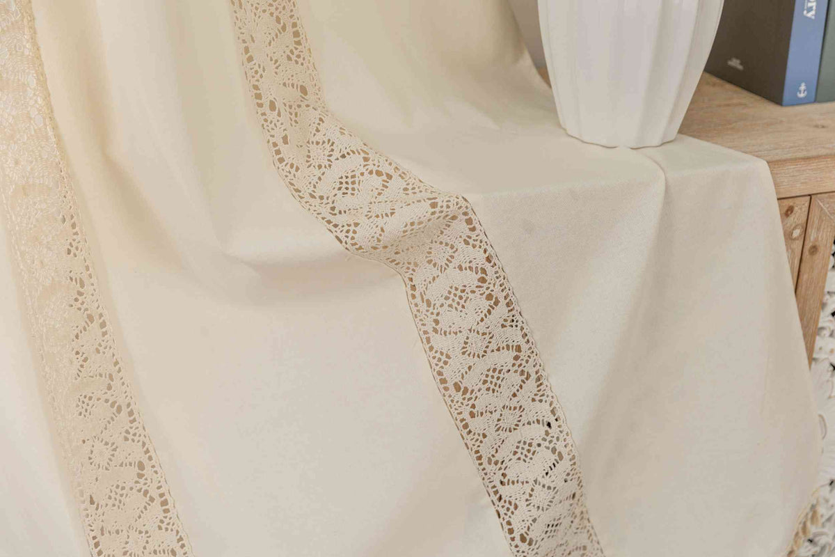 2er Set Vorhang Ösen »Osaka« HxB 245x140 cm Creme 100% Baumwolle Linenlook Makrameespitze Bommeln Raffhalter Gardinen Vorhang 3F3A7223_96d87642-453f-4295-b7ab-f8623376f2f1 | girdainenbox.com