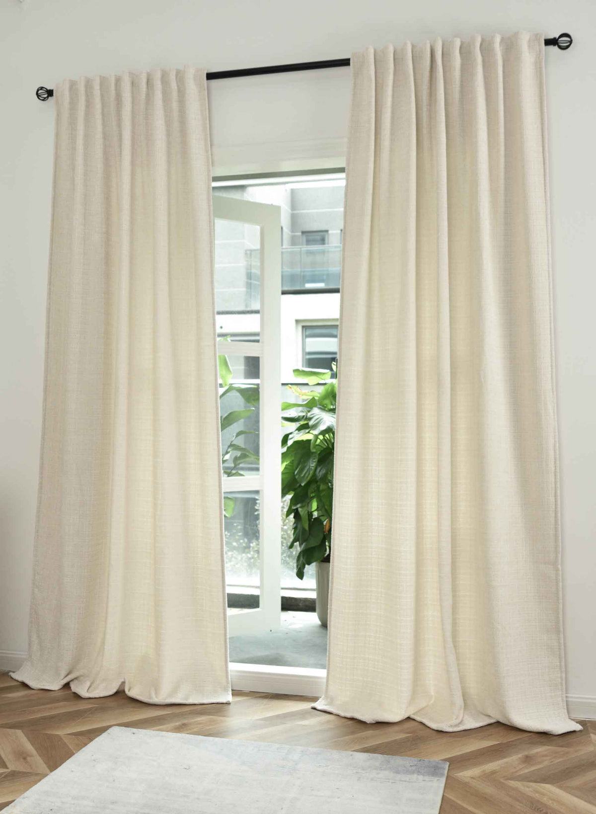 2er Set Vorhänge Chenille Jacquard »RIGA« mit Multiband-Aufhängung Luxuriöser Stil für Ihr Zuhause 2023500-2 Beige Vorhang Set 47595891458312_b3d0ef2a-2ae4-4e49-8b22-7323bea71e98 | girdainenbox.com