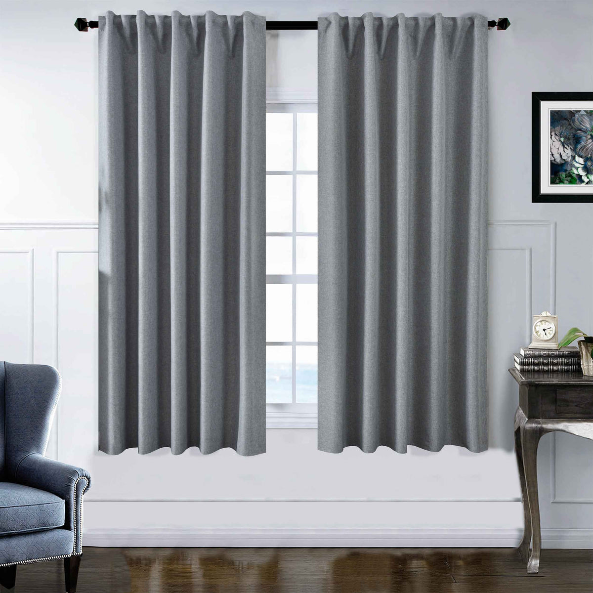 2er Set Verdunkelungsvorhänge 100% Verdunkelung »BOSTON Dark« mit Multibandaufhängung 2023600-2 Grau HxB 175x140 cm Vorhang Set 47596061524232_769eff95-b395-4f9f-bfd2-11920192f7c3 | girdainenbox.com