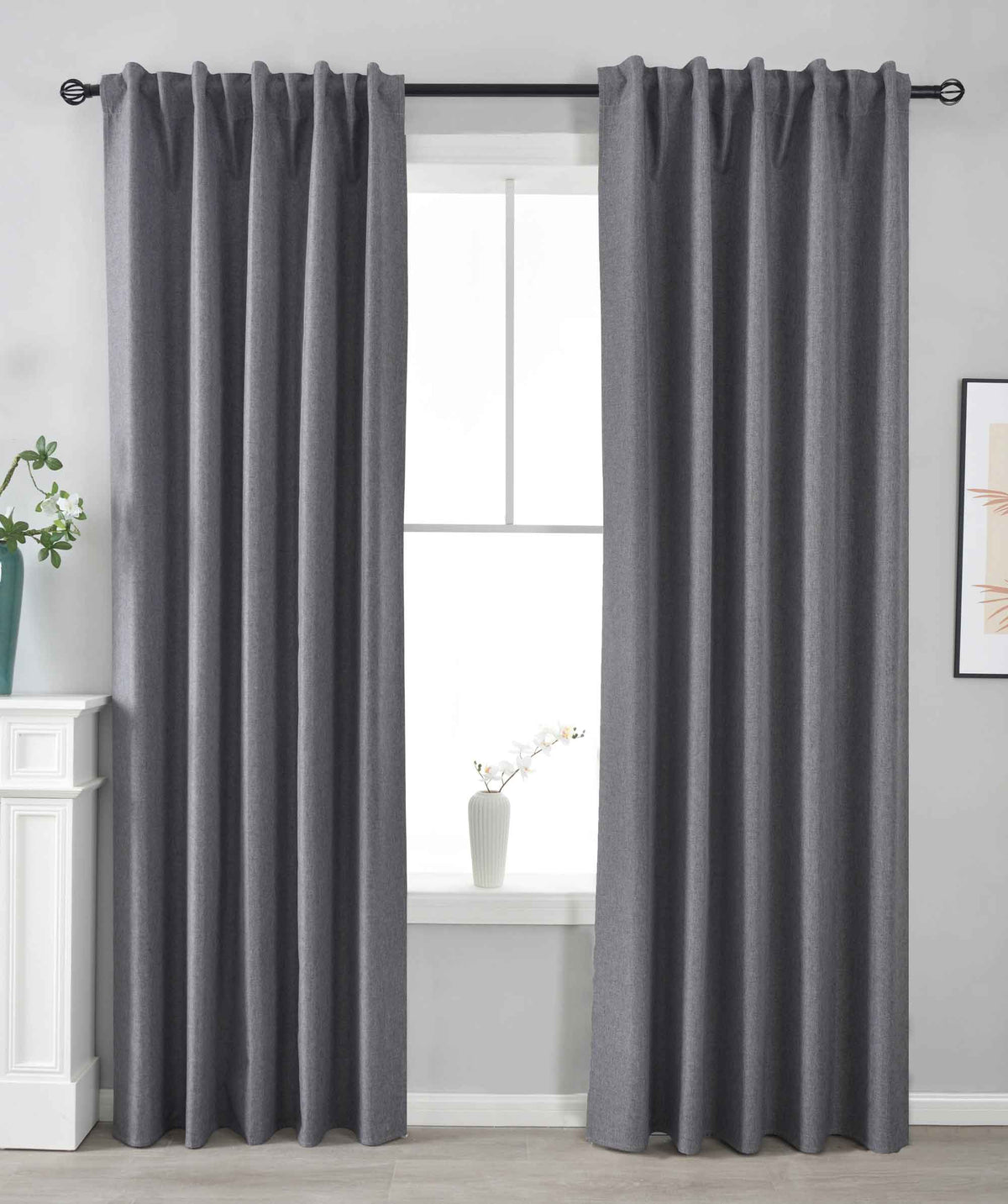 2er Set Verdunkelungsvorhänge 100% Verdunkelung »BOSTON Dark« mit Multibandaufhängung 2023600-2 Dunkelgrau HxB 245x140 cm Vorhang Set 47596061982984_afe6736a-4063-4f2d-be90-d49011b88ff8 | girdainenbox.com
