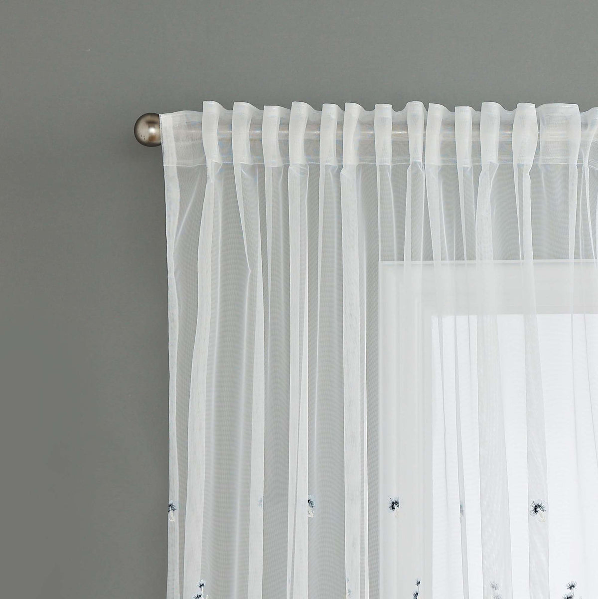 Gardine Raschel Stickerei Design »Florenz« Multiband für Gardinenschiene und Gardinenstange Elegante Fensterdekoration 2023200 Gardinenschal 593A0105 | girdainenbox.com