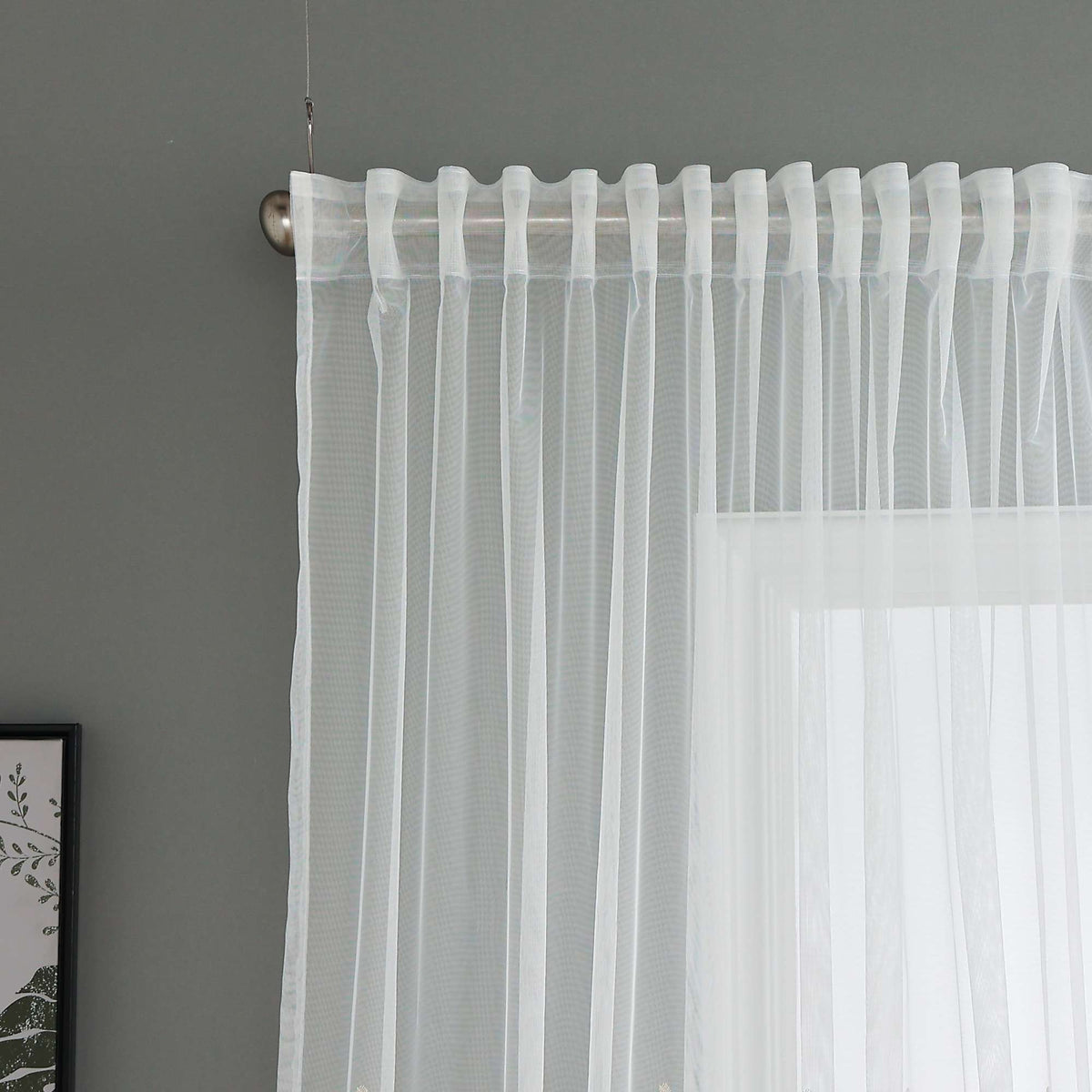 Gardine Raschel Stickerei Design »Florenz« Multiband für Gardinenschiene und Gardinenstange Elegante Fensterdekoration 2023200 Gardinenschal 593A0147 | girdainenbox.com