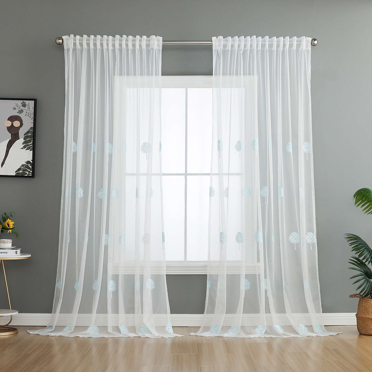 Gardine Raschel Stickerei Design »Florenz« Multiband für Gardinenschiene und Gardinenstange Elegante Fensterdekoration 2023200 Gardinenschal 593A0174 | girdainenbox.com
