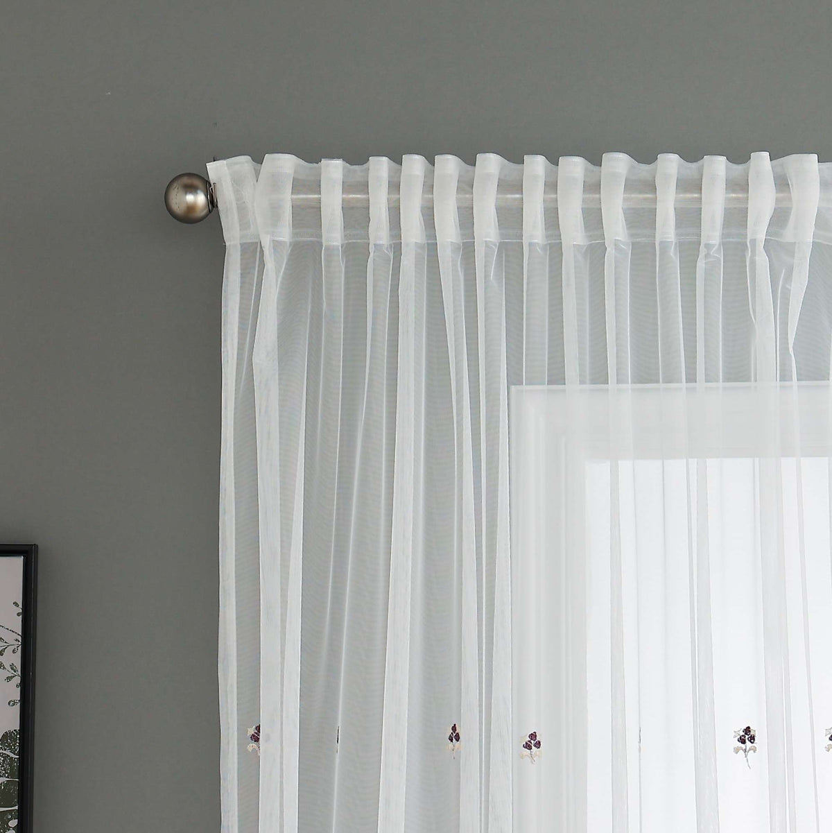 Gardine Raschel Stickerei Design »Florenz« Multiband für Gardinenschiene und Gardinenstange Elegante Fensterdekoration 2023200 Gardinenschal 593A0184 | girdainenbox.com