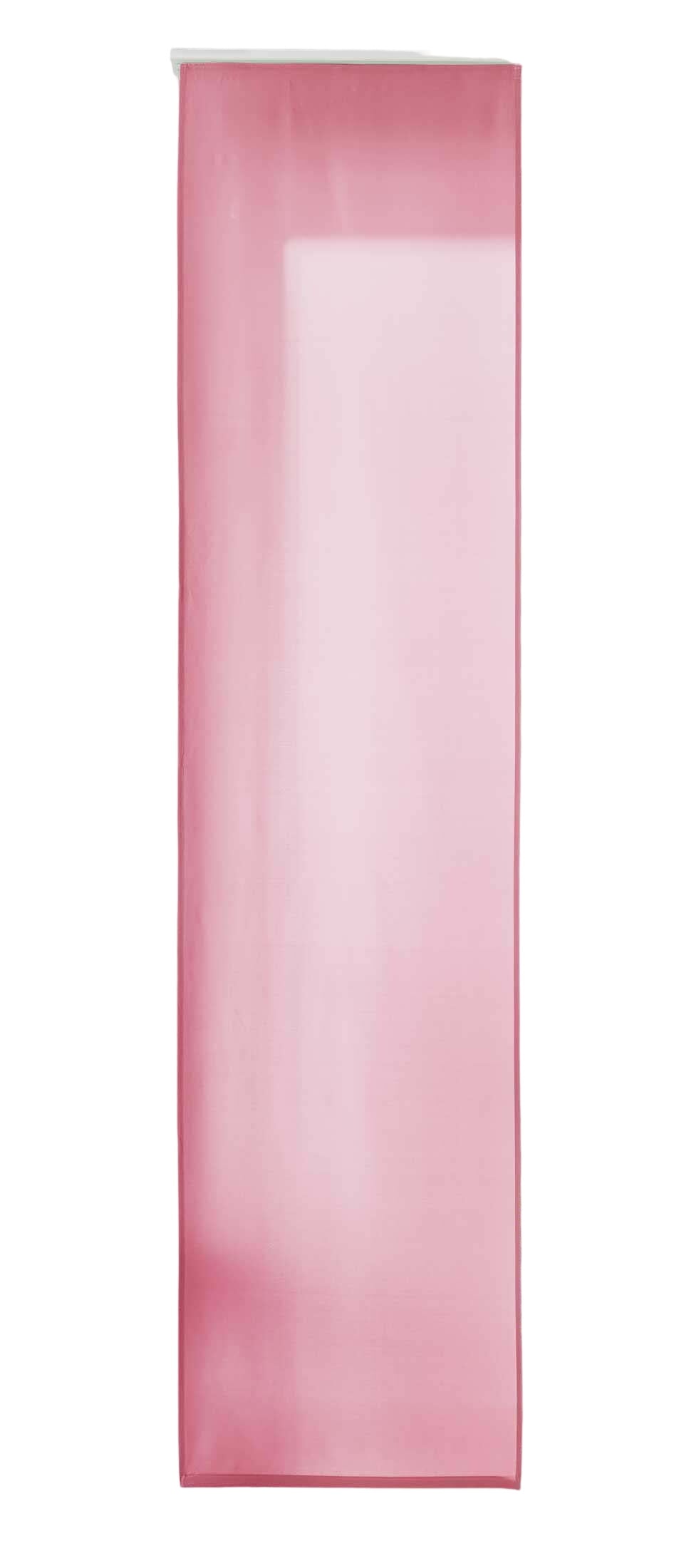 1er Set Schiebegardine Flächenvorhang Mikrofaser Vorhang Gardine Raumteiler Matt Paneelwagen Beschwerungsstange 85600N Schiebegardine 85600Npink-crop | girdainenbox.com