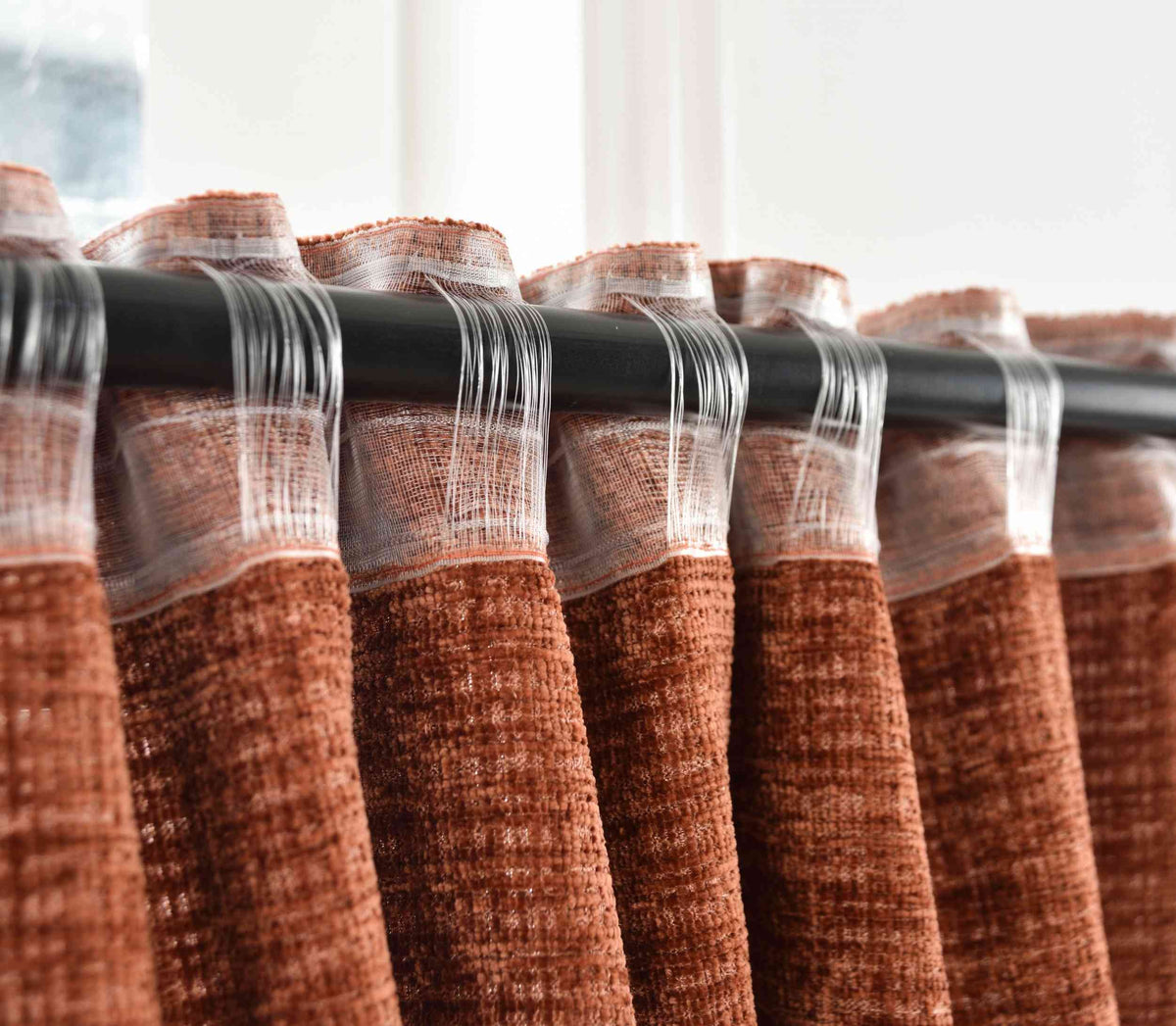 Vorhang Chenille Jacquard »RIGA« mit Multiband-Aufhängung Luxuriöser Stil für Ihr Zuhause 2023500 Vorhang Img1399_1 | girdainenbox.com