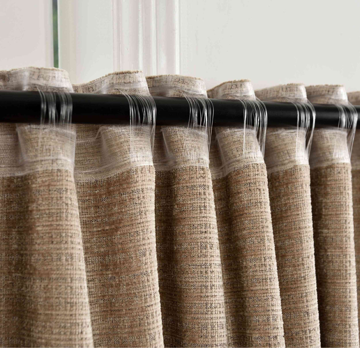 Vorhang Chenille Jacquard »RIGA« mit Multiband-Aufhängung Luxuriöser Stil für Ihr Zuhause 2023500 Vorhang Img1555 | girdainenbox.com