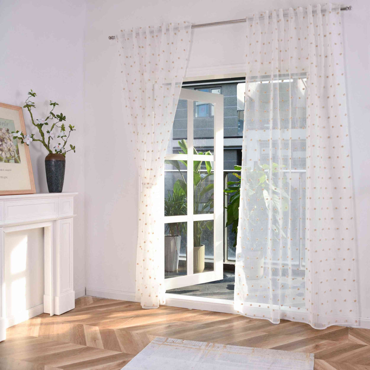 Gardine »VALENCIA« Multiband Aufhängung Scherli Transparent Leinen-Optik 2023400-408S Gardinenschal Img1723_1_d212e36b-c626-4c49-980c-c26cdc56be56 | girdainenbox.com