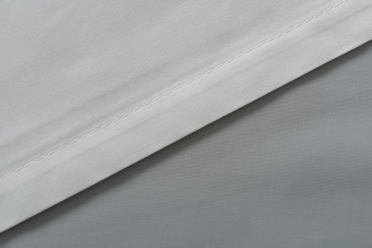 Doppel Raffrollo Palma Microsatin matt Voile Faltgardinen Faltrollo Schlaufenrollo mit Universalgardinenband 20410 Raffrollo Img29927 | girdainenbox.com