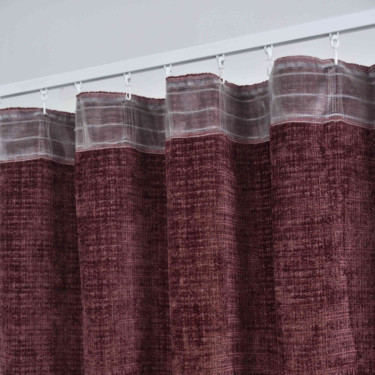 Vorhang Chenille Jacquard »RIGA« mit Multiband-Aufhängung Luxuriöser Stil für Ihr Zuhause 2023500 Vorhang Img3473 | girdainenbox.com