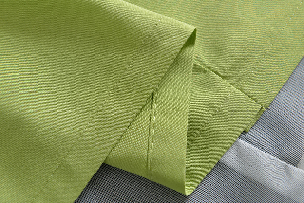 Doppel Raffrollo Palma Microsatin matt Voile Faltgardinen Faltrollo Schlaufenrollo mit Universalgardinenband 20410 Raffrollo Img35842 | girdainenbox.com