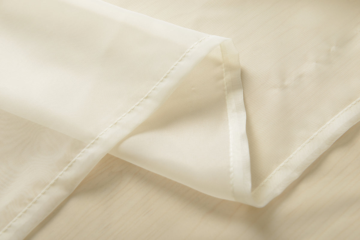 2er-Pack Ösen Gardinen Transparent Vorhang Set Wohnzimmer Voile Ösenvorhang Bleibandabschluß 203322 Gardinen Set Img62657 | girdainenbox.com