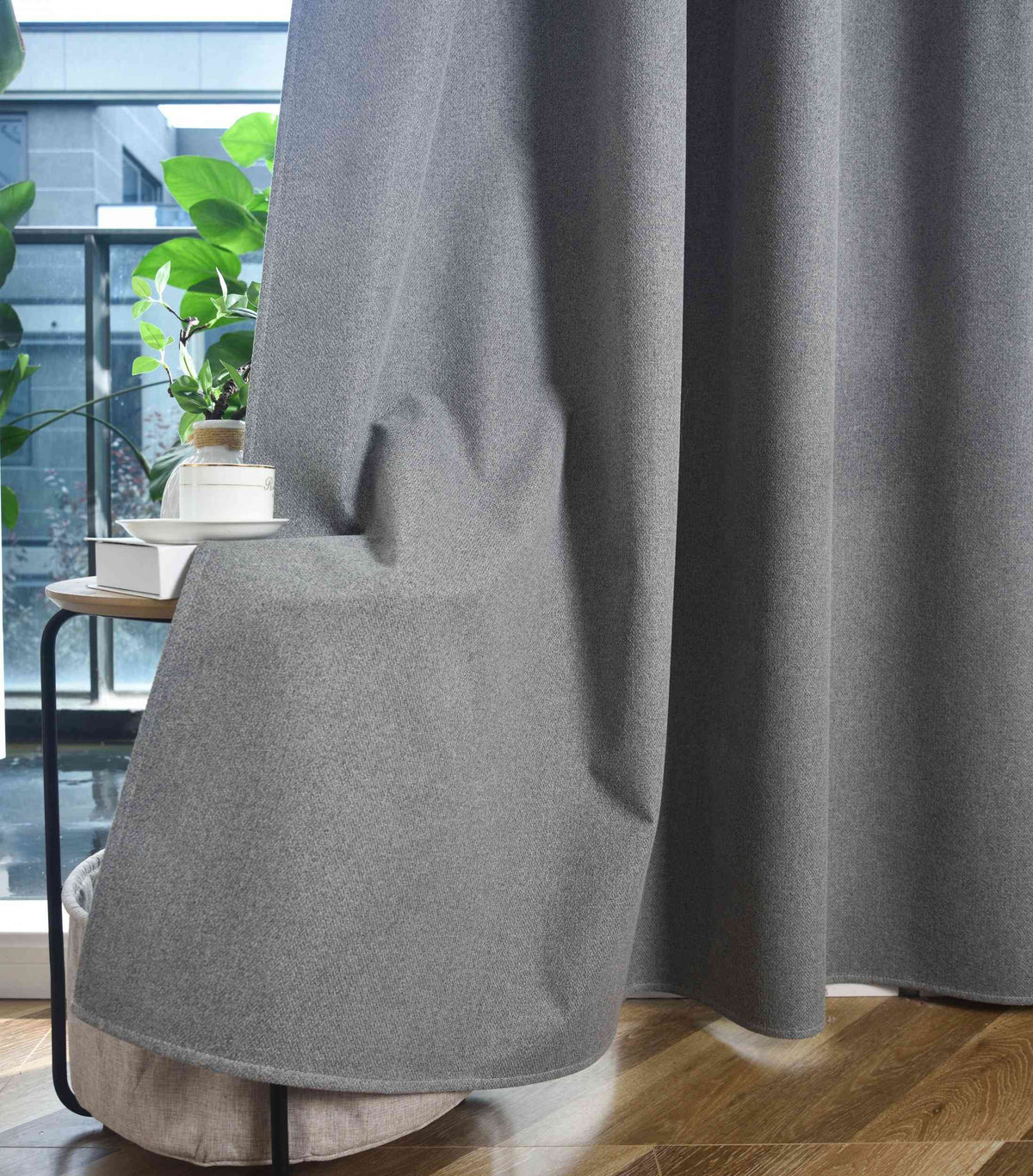 2er Set Verdunkelungsvorhänge Ösen Raffhalter 100% Verdunkelung Blackout »München Dark« Dreischichtige Bindung Fischgrätmuster 202410-2 Vorhang Img7002_7acc2c03-4cf1-439f-9e1e-20f7d664a0a8 | girdainenbox.com