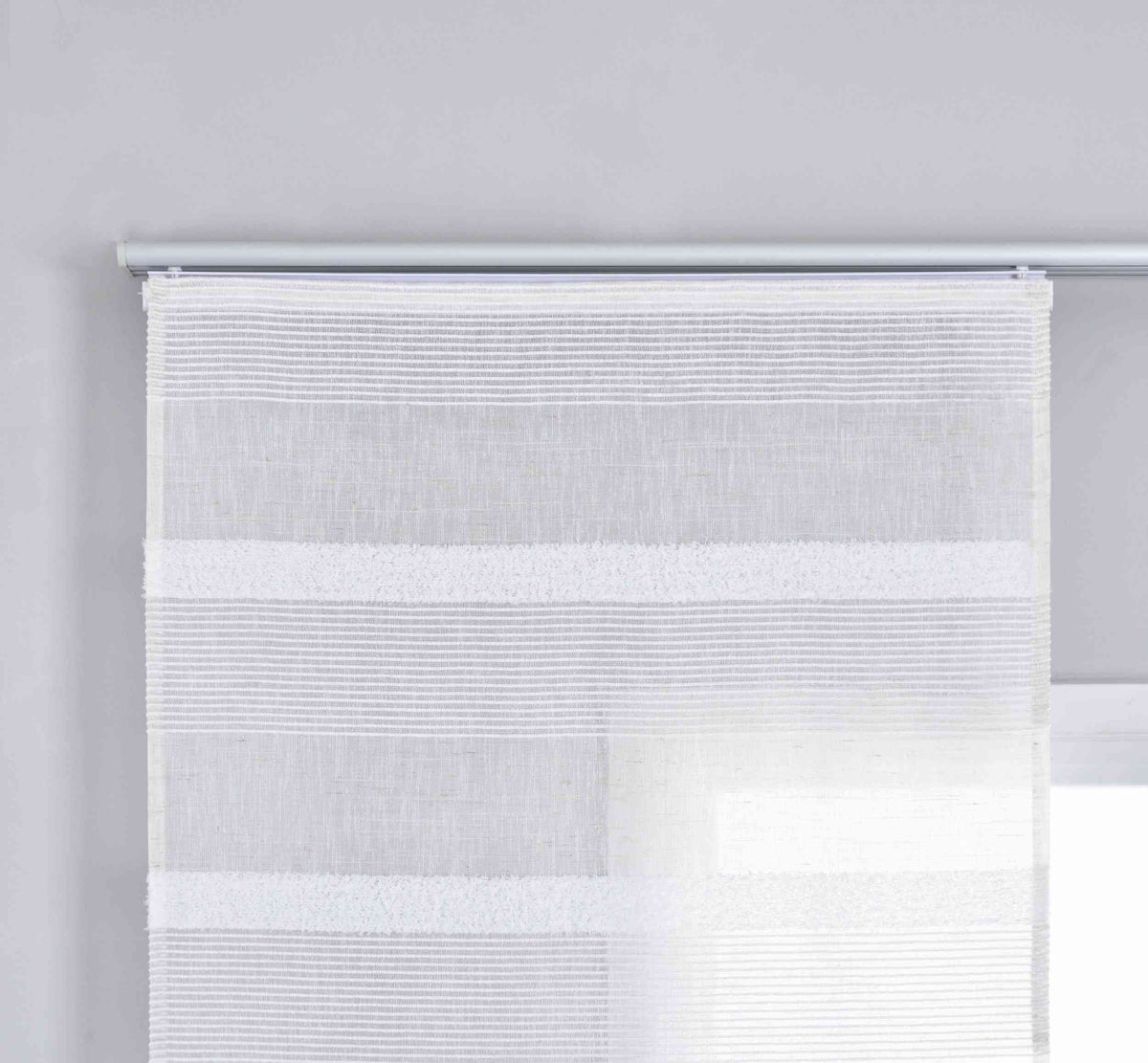 2er Set Halbtransparente Schiebegardinen Paneelwagen HxB 245x60 cm Natur Meliert »Halle« Chenille Leinenbindung Lichtdurchlässig Halbtransparent 202480P-2 Schiebegardine Img7519_004d5462-327e-4376-84cc-676bf43f083b | girdainenbox.com