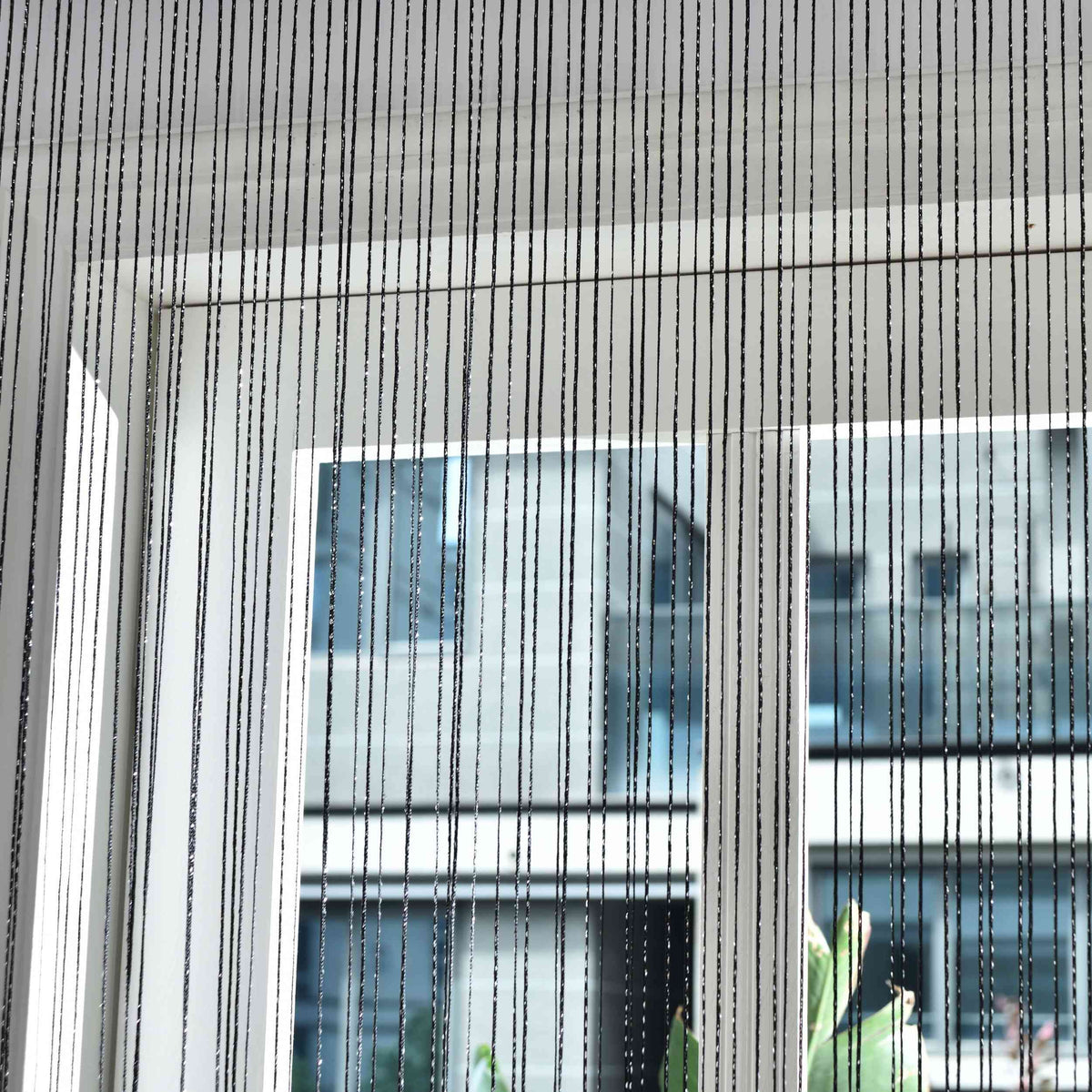 Fadengardine »Shanghai« mit Tunneldurchzug Schimmernd Vielseitig Modern Praktisch 20305N Fadengardine Img7876 | girdainenbox.com
