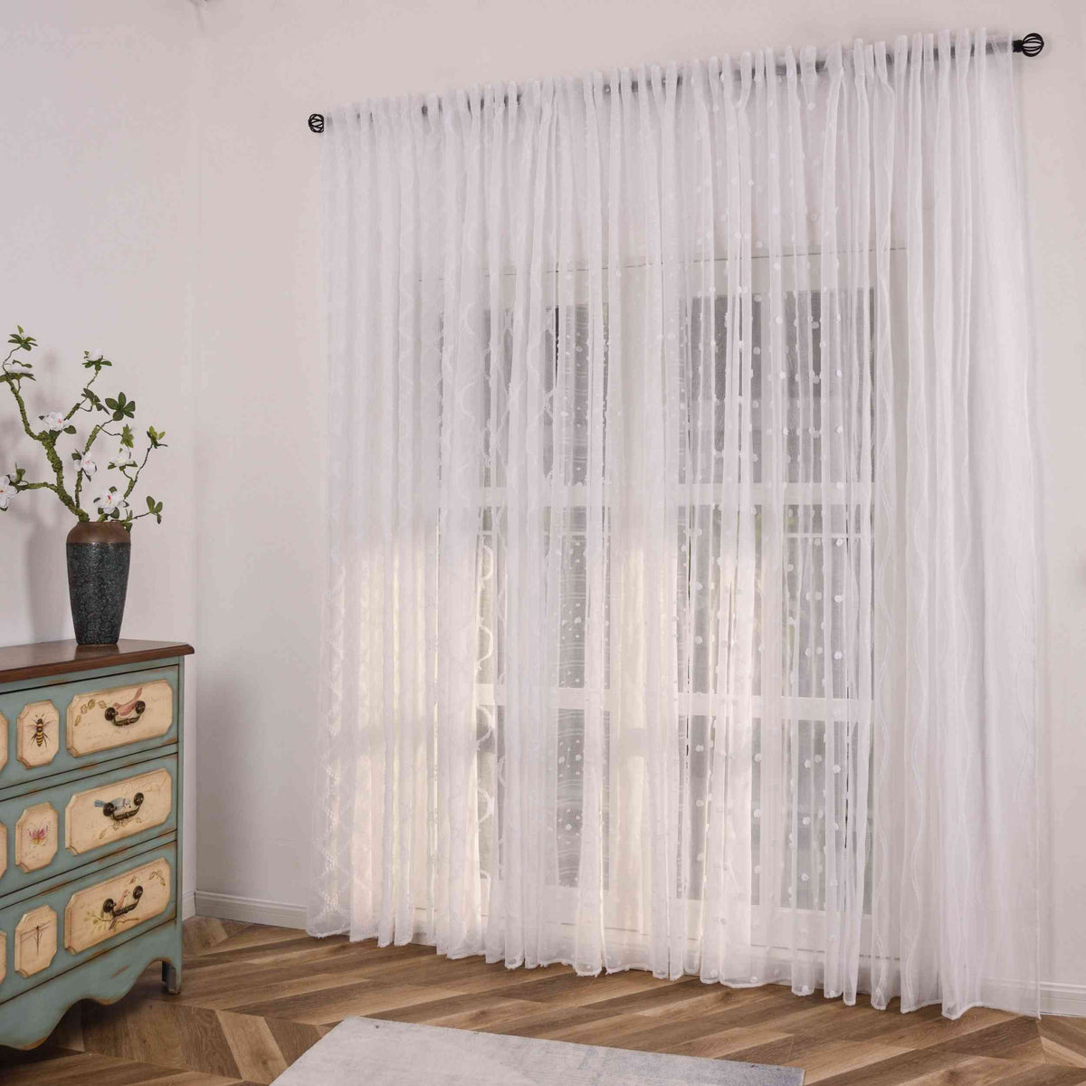 Gardine »VALENCIA« Multiband Aufhängung Scherli Transparent Leinen-Optik 2023400-408S Gardinenschal Valencia_V1_5_136f9d29-d42b-4988-b17f-5227e72c44fd | girdainenbox.com