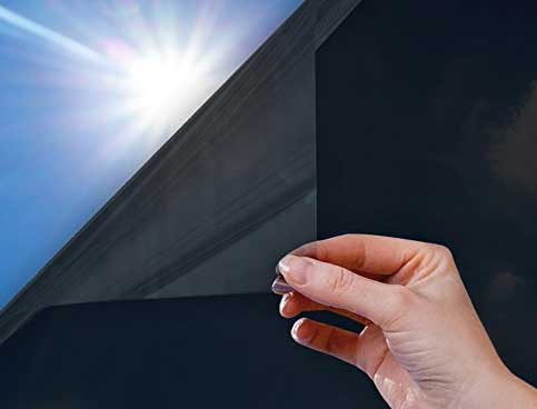 Fensterfolie selbsthaftend Sichtschutzfolie Anti-UV statische Haftung Folie selbstklebend 201916000 Folien solar_uv_black-2 | girdainenbox.com