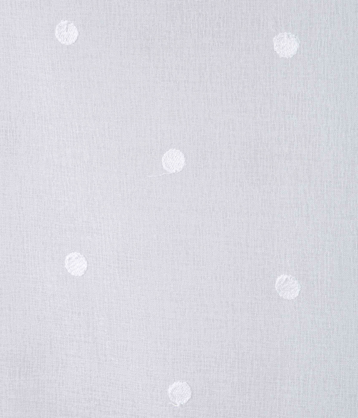 Gardine Ösen Schal Vorhang POMPEI Relief Stickerei Transparent Raffhalter 10000178 Gardinenschal 10000178_punkt_weiss | girdainenbox.com